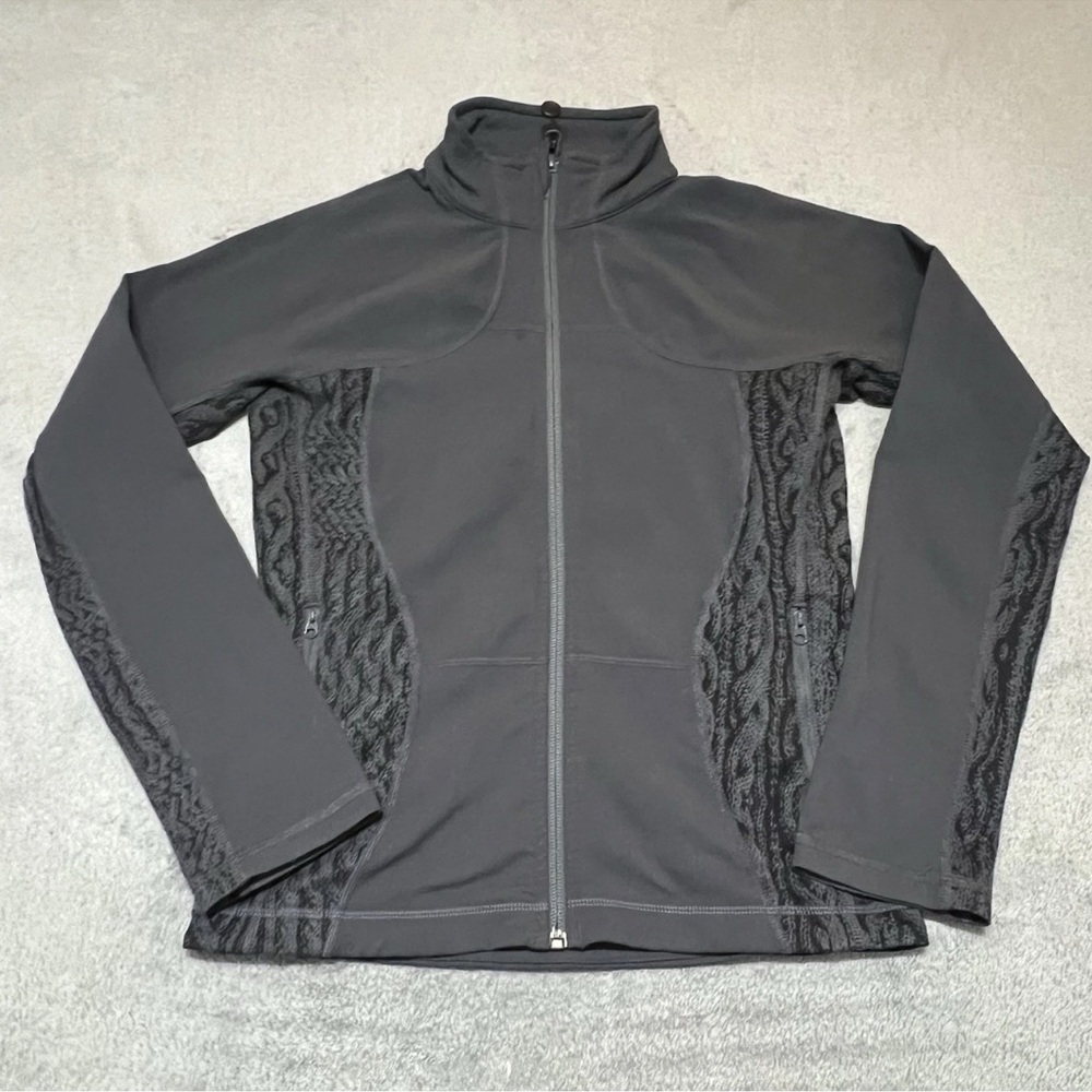 Lululemon Jacket Womens Full Zip Long Sleeve Pockets Grey